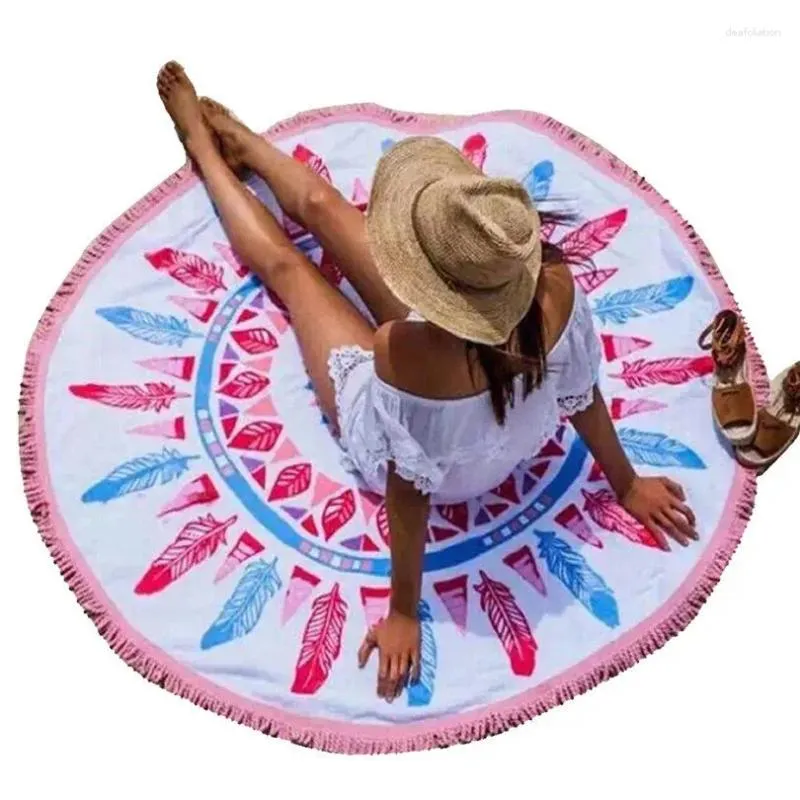 Tapis Lotus Fleur Glands Géométrie Mandala Tapisserie Tenture Murale Plage Jeter Tapis Hippie Couvre-lit Gypsy Yoga Couverture