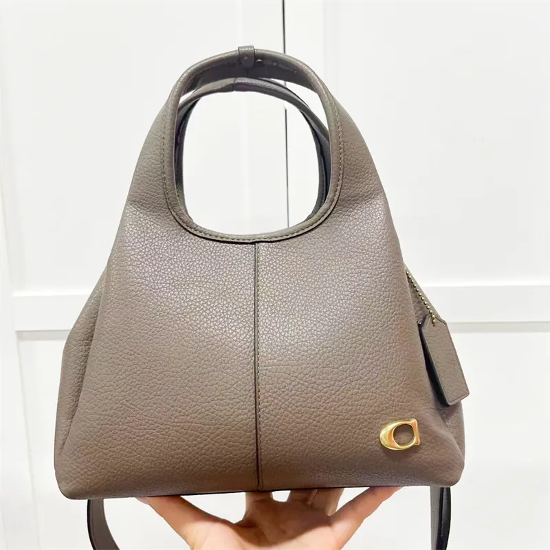 Mode kvinnor lana 23 mini underarm korgväska spegel kvalitet lyx handväska crossbody hobo gym läder tygväska man designer sacoch vit koppling axel butik väskor