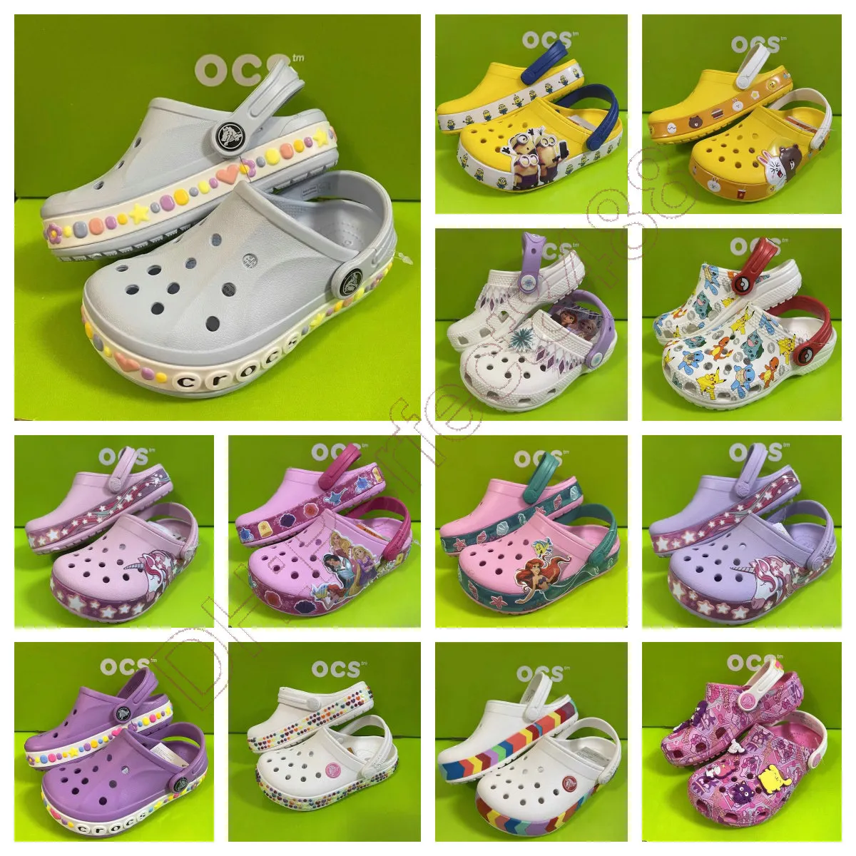 Sandalen EVA Kinder CrocClog Krokodil Schuhe rutschfeste leichte bequeme hochwertige Kinder Sommer Strand lüften Slides Designer Cartoon Hausschuhe A-30
