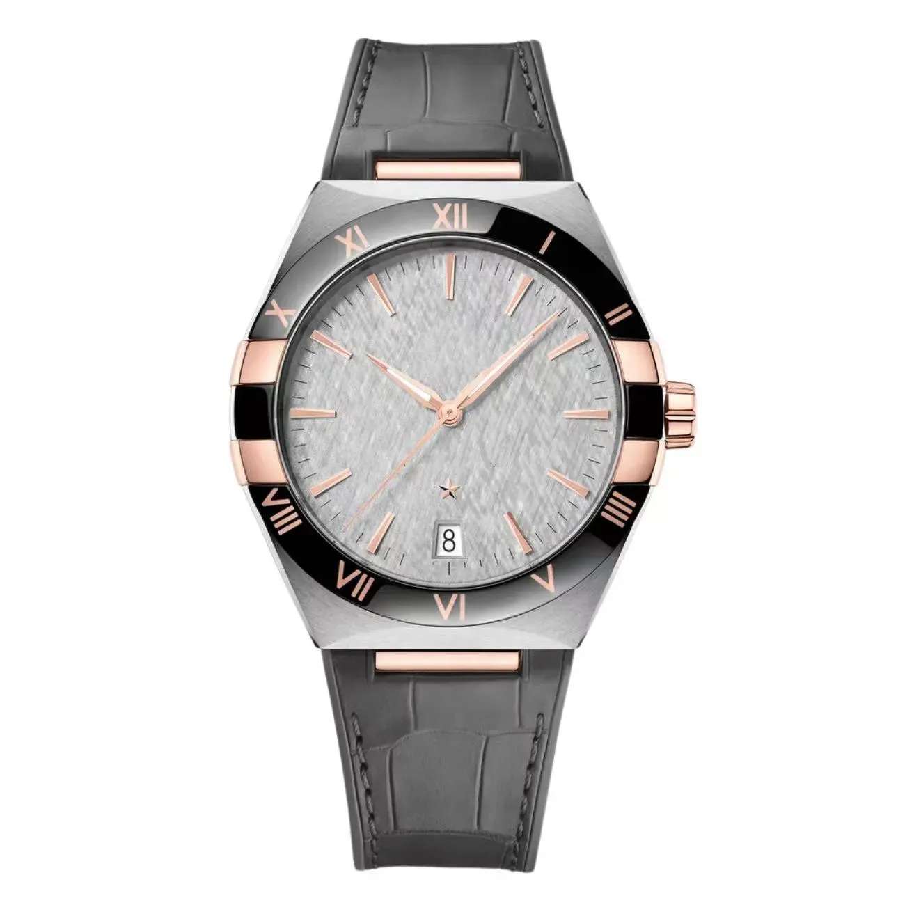 Business Casual High Quality Automatic 39mm Size Constellation Handsur Designer Watch Leather Waterproof Sapphire med AAA Watchbox Montre de Luxe