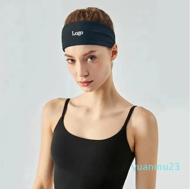 AL-136 Logo Yoga Hair Bands Sweat-absorbing Yoga Fitness Running Headbands Sports Accessories