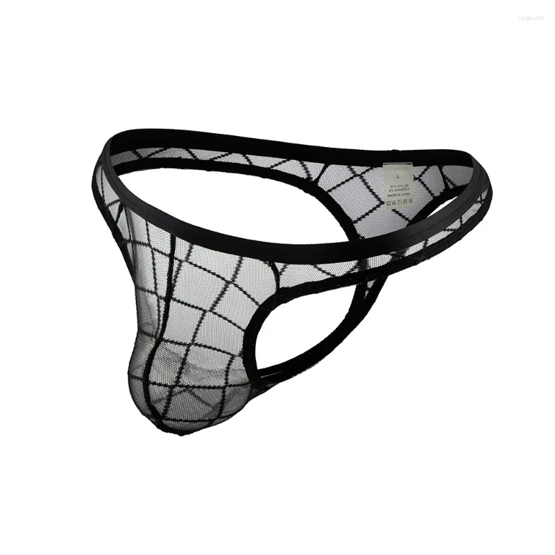 Majaki gejowskie gejowskie bieliznę Sheer Mesh Gstring Briefs Sexy bielizna