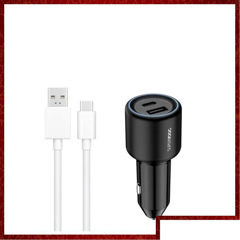 Car Charger Cc452 For Oneplus 80W Supervooc Fast Charge 3.0 Usb Type C Phone Adapter Oppo One Plus 10 Pro 5G Nord 2T Ce 2 Drop Deliver Oto9S