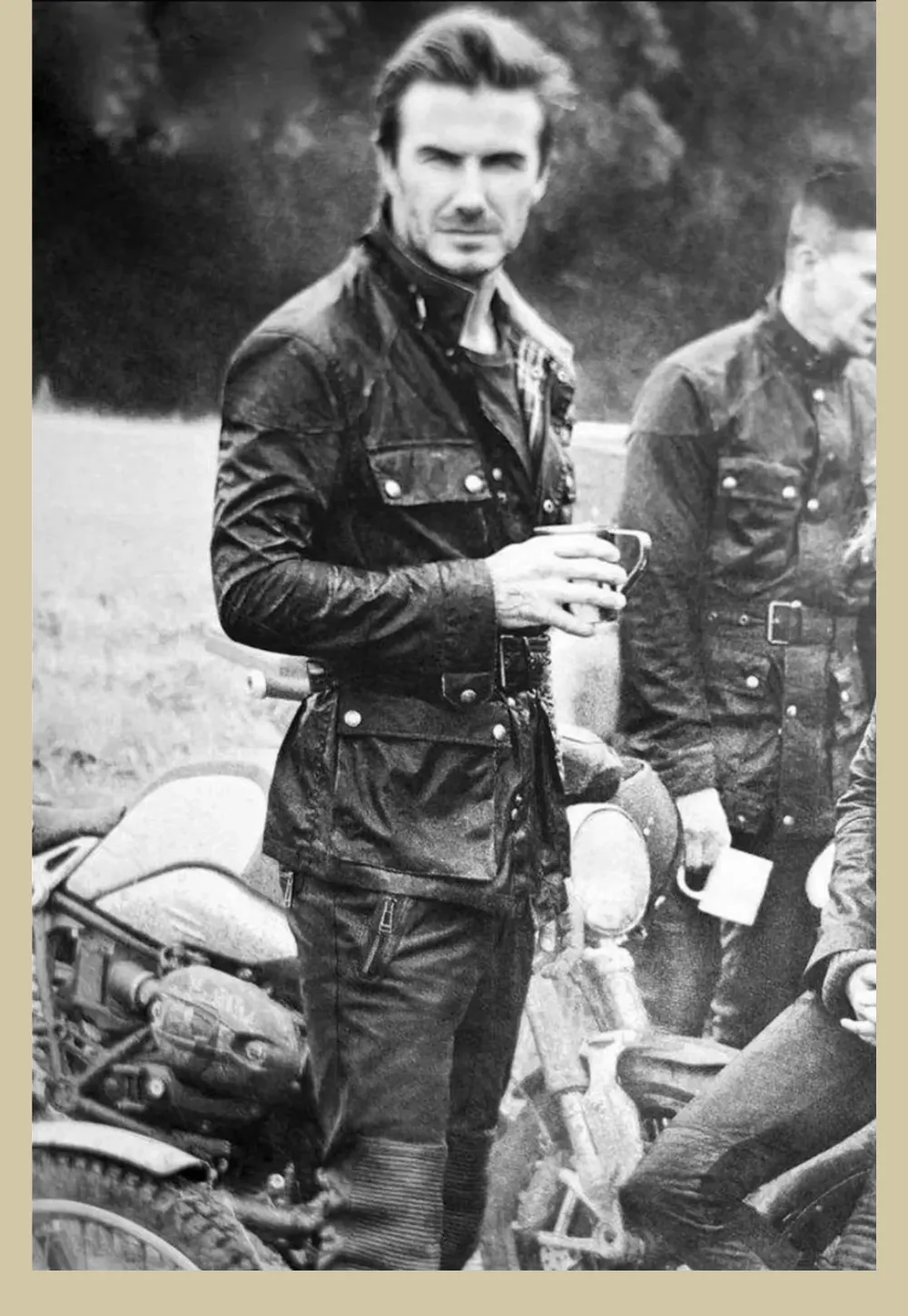 British Cowhide Jacket: Classic Mid Length Hunting British Cowhide Jacket: Classic Mid Length Hunting