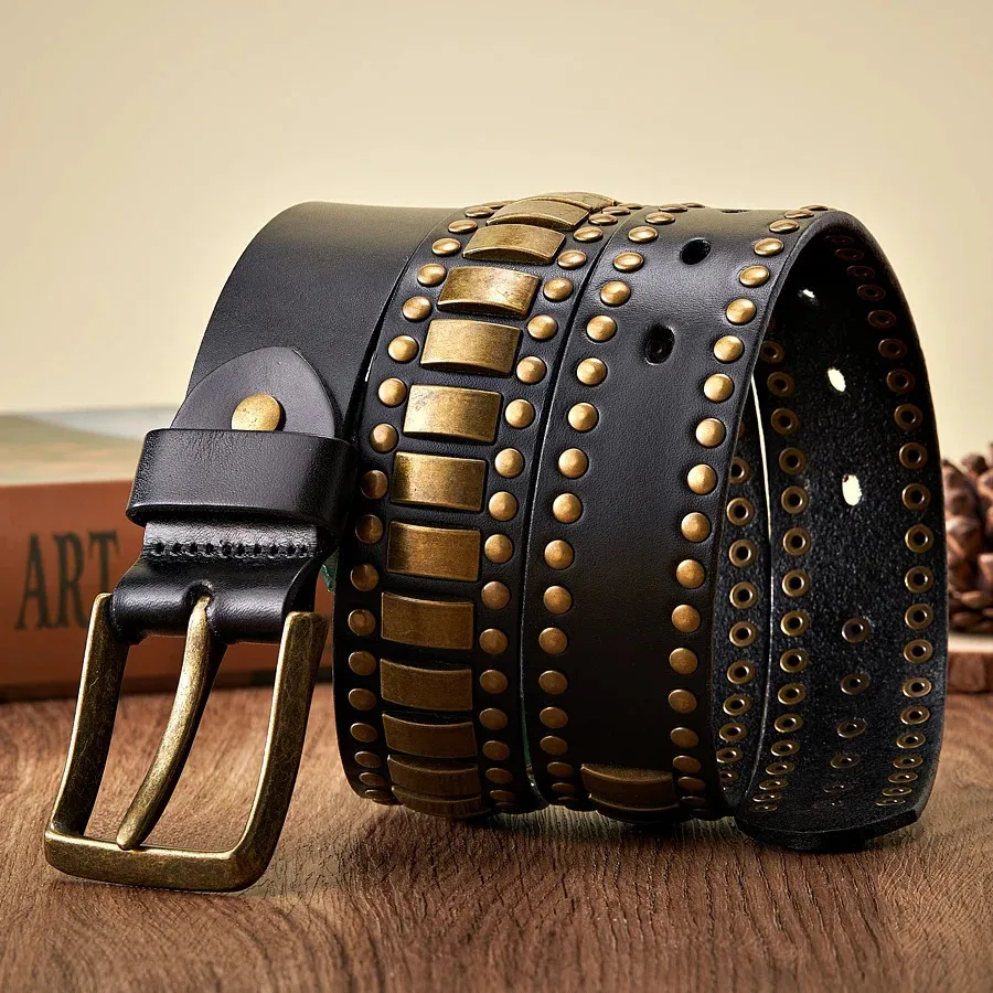 50 Pezzi Di Borchie A Punta Conica Nere Con Rivetti A Proiettile - Foto 8