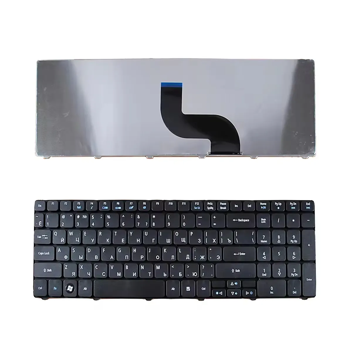 Teclado para laptop, para acer aspire 5742g 5740 5742 5810t 7735 7551 5336 5410 5536 5536g 5738g 5252 5742z 5810 ru