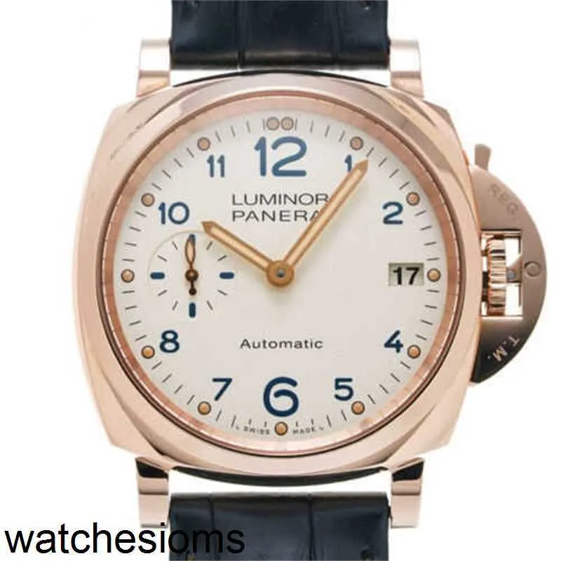 ساعات Panerass Luxury Hatses Mens Lristwatches بسبب 3 أيام أوتوماتيكية PAM00756 للرجال الميكانيكي الكامل من الفولاذ المقاوم للماء luminos