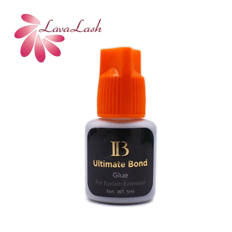 Verktyg 1 flaska Ib Ultimate Bond Extensions Lim 5 ml Original Korea Snabbtorkning Lim Låg lukt Inga irritationsmakeupverktyg