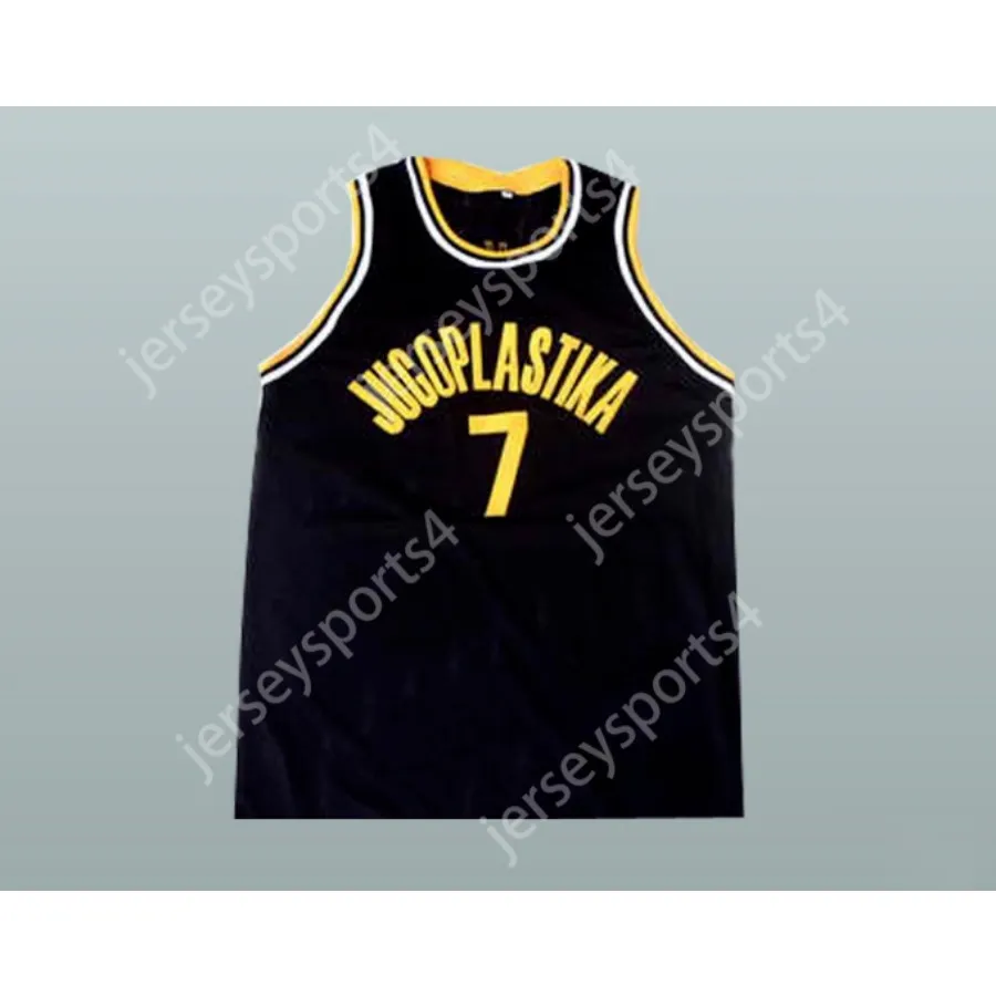 Personalizado Cualquier nombre Cualquier equipo TONI KUKOC JUGOPLASTIKA BALONCESTO JERSEY PUNTADA COSIDO NUEVO Todo cosido Tamaño S M L XL XXL 3XL 4XL 5XL 6XL Calidad superior