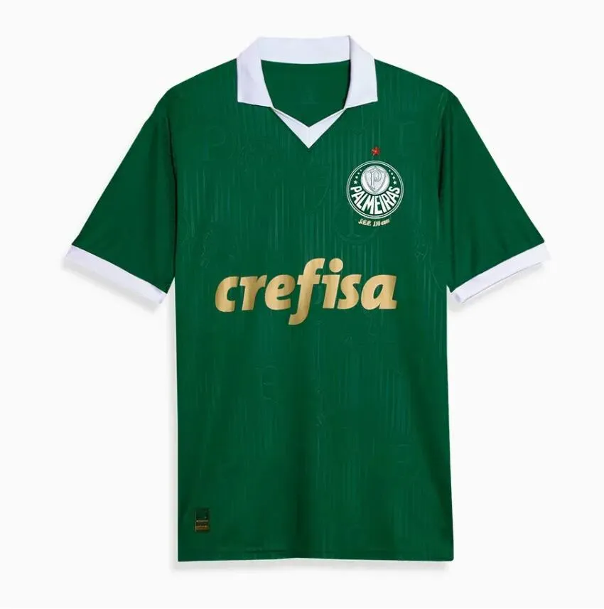 Palmeiras 2025 2026 Men's Soccer Jersey Green Polyester Short