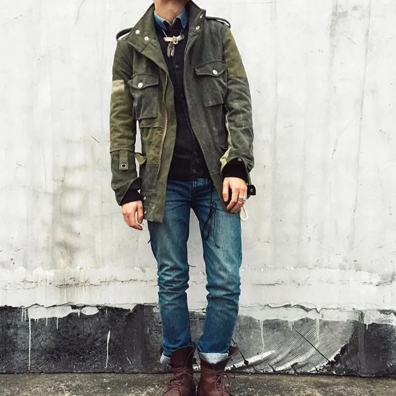 Army style jacket mens deals