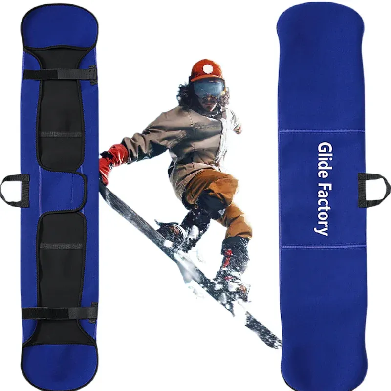 Taschen 2023 Snowboardtasche Single Board Cover Portable Easy Edition Kratz- und rostfreie Single Board Blade Protection Cover