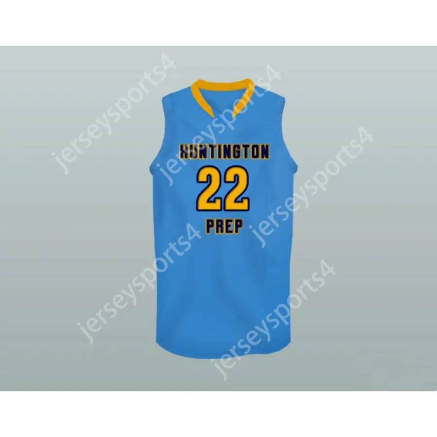 Nazwa niestandardowa dowolna drużyna Andrew Wiggins Huntington Prep 22 koszulka koszykówki szycie wszystko ed s m l xl xxl 3xl 4xl 5xl 6xl najwyższej jakości