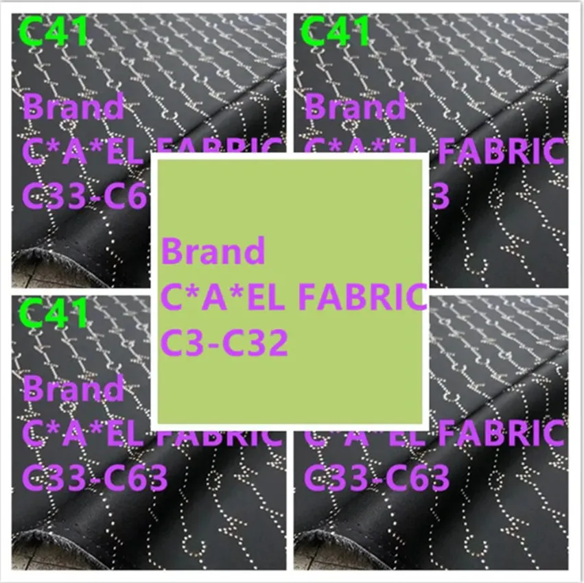 C4-C32 Tessuto jacquard di cotone poliestere di marca Tessuto di design patchwork per camicia in tessuto