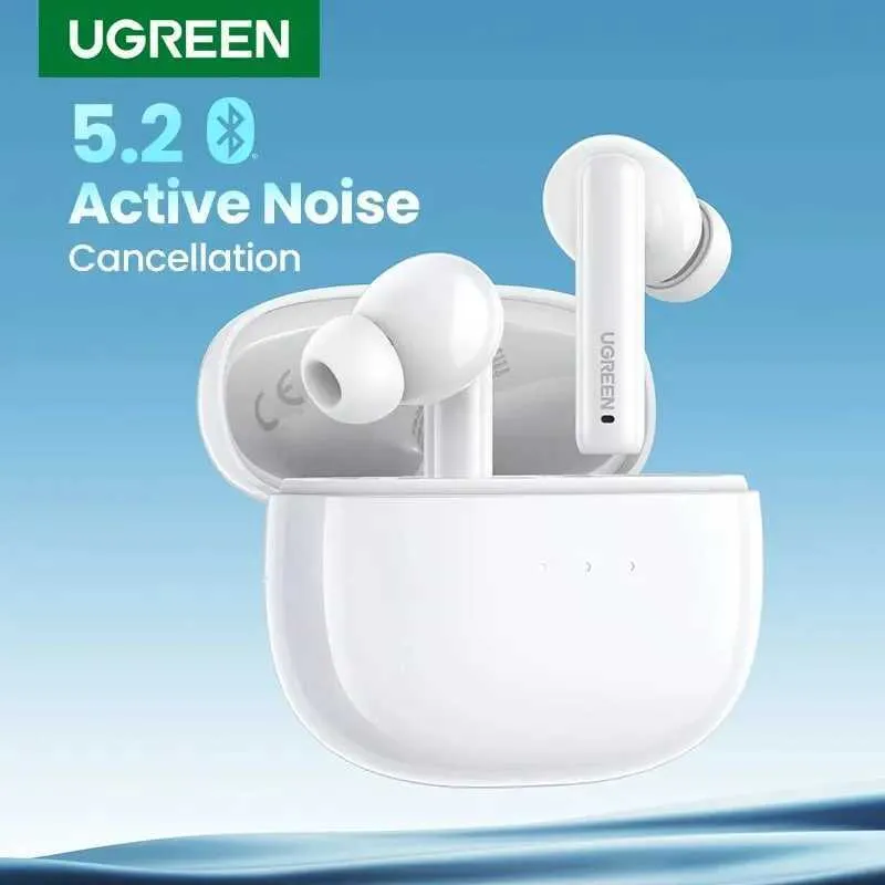 Наушники для сотового телефона UGREEN HiTune T3 ANC беспроводные TWS Bluetooth 5.2 наушники с активным шумоподавлением в ухе микрофон портативный телефон наушники Q240321