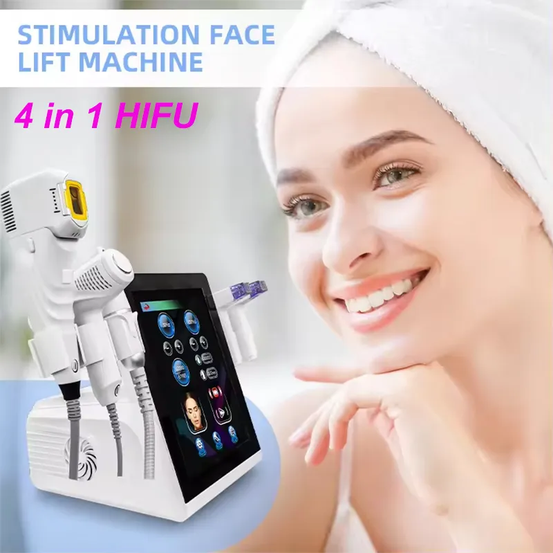 Ice Hifu Multiline Face Body Slimming 7 mmクリスタルRF針ストレッチマーク瘢痕冷却ハンドル修理肌の状態を取り除く