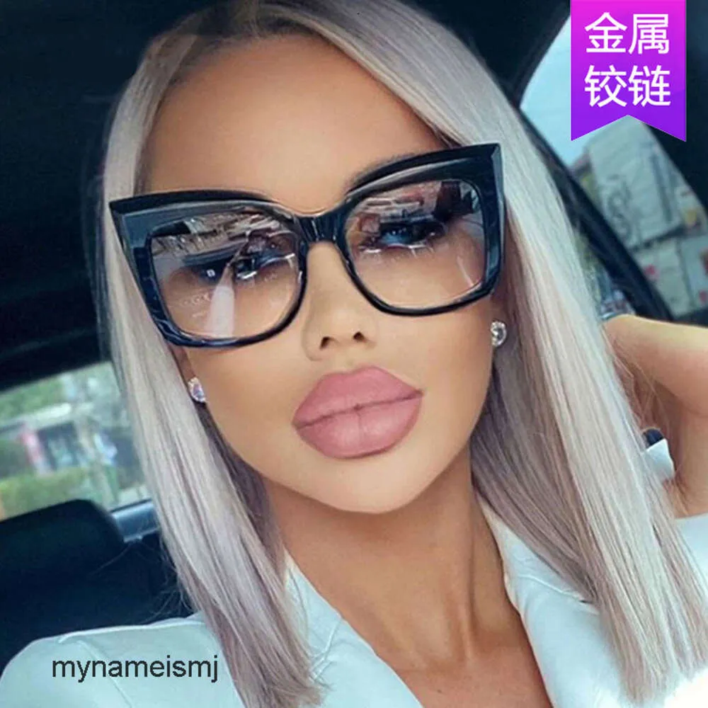 Cat Eye Oversized Designer Glasses Cat Eye Sunglasses Set Fashion