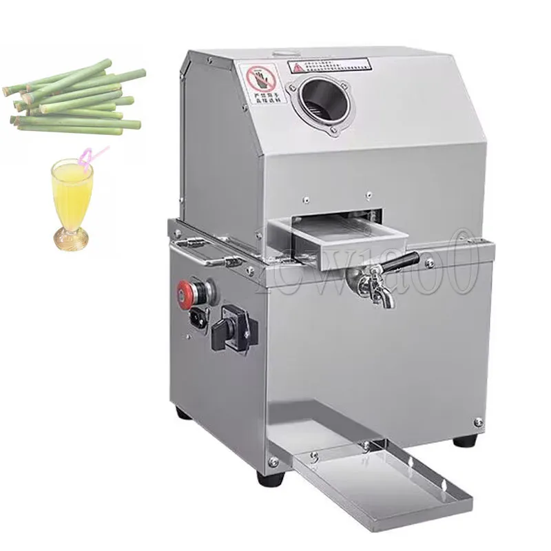 Pressa elettrica commerciale per canna da zucchero con spremitore per canna da zucchero, pressa verticale completamente automatica per canna da zucchero