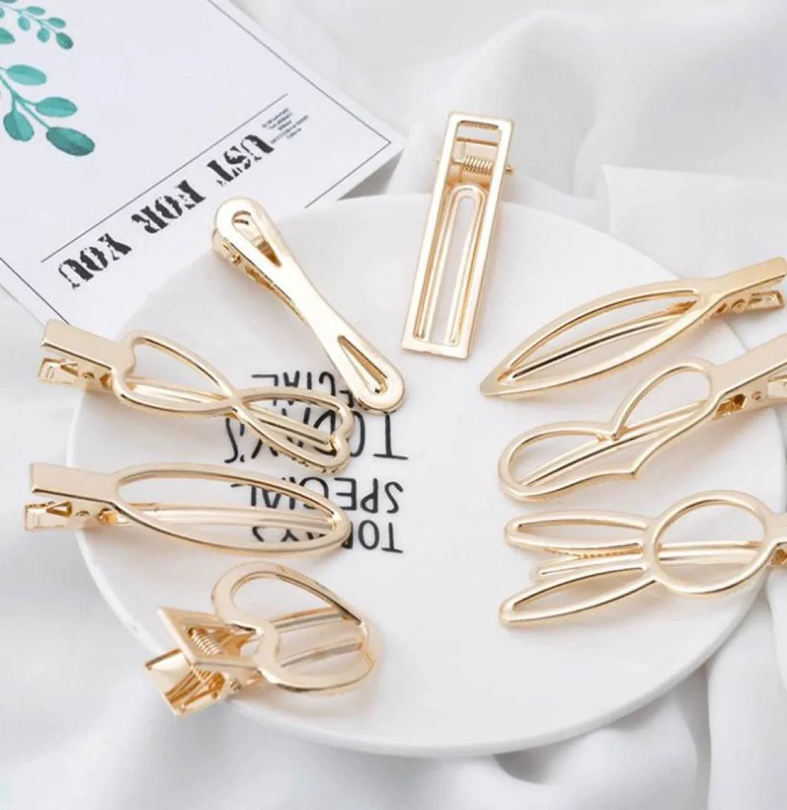 Coreano Ins Fermagli per capelli firmati fai-da-te donne oro principessa ragazze fermagli per capelli accessori per capelli per donne Clip BB moda bambini barrettes4507938