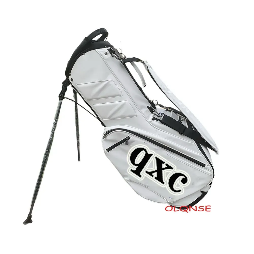 Obejmuje nowe wysokiej jakości torbę golfową Super lekki przenośna torba stojakowa duża pojemność wielofunkcyjna i wodoodporna PU