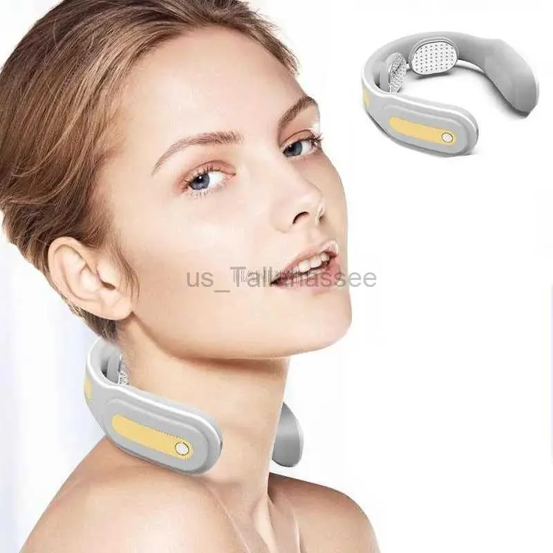 Massageando travesseiros de pescoço multifuncional controle remoto multi-ombro e massageador cervical mini pulso elétrico meridiano fisioterapia protetor de pescoço 240322