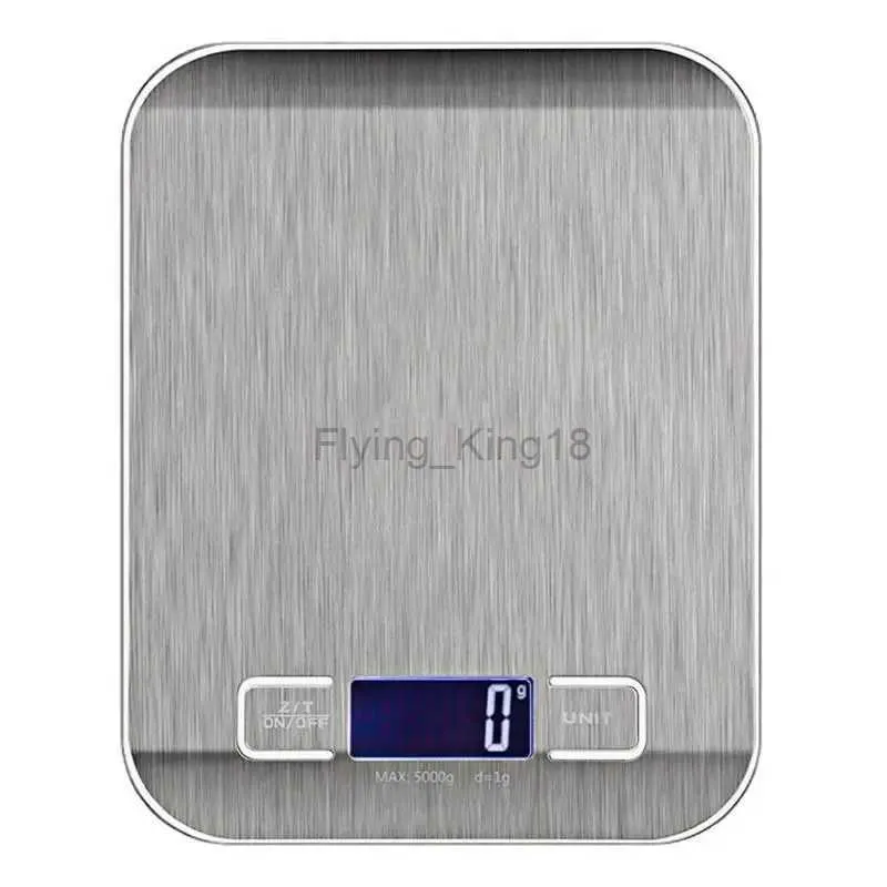 Household Scales 5kg/10kg Rechargeable Stainless Steel Electronic Scales Kitchen Scales Home Jewelry Food Snacks Weighing Household Baking Tool 240322