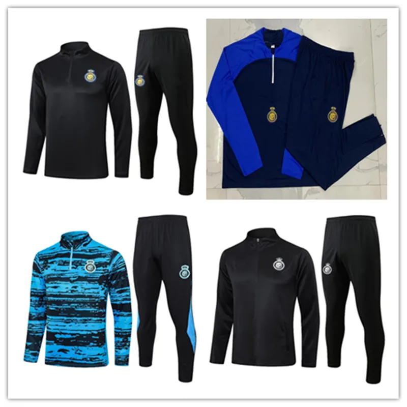 2024 AL Nassr FC Tracksuit Soccer Tracksuit Sets 23 24 25 Ronaldo Gonzalo Martinez Talisca Konan Vincent Aboubakar Football Jackert Chandal Futbol Surowanie