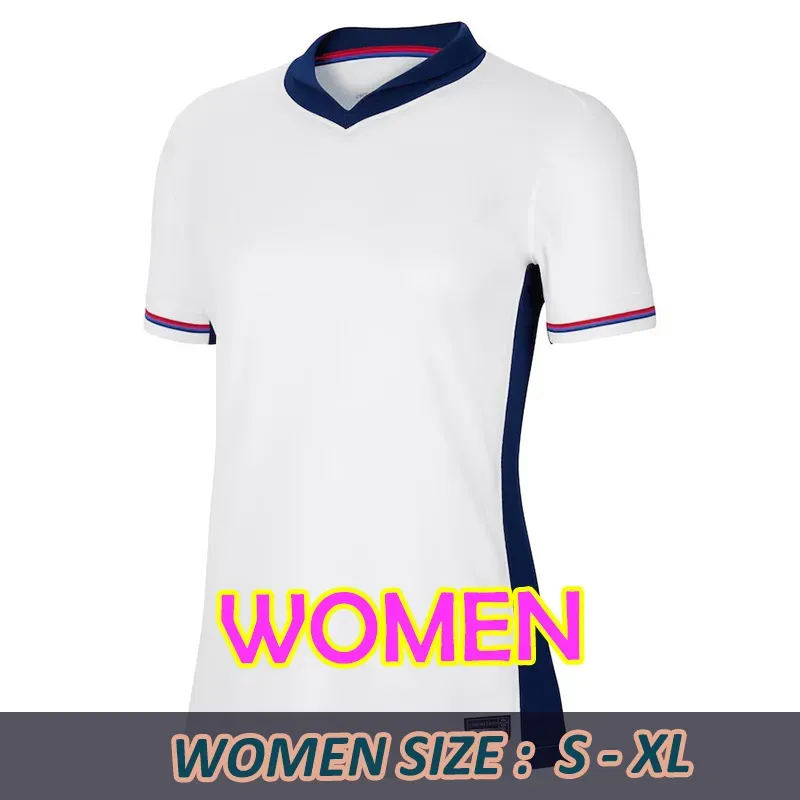 24 25フットボールシャツイングランドトーンサッカージャージールッソアングルテールワールドカップ女性キルビーホワイトブライトミードGKケインスターリングラッシュフォードサンチョグレリッシュ男性