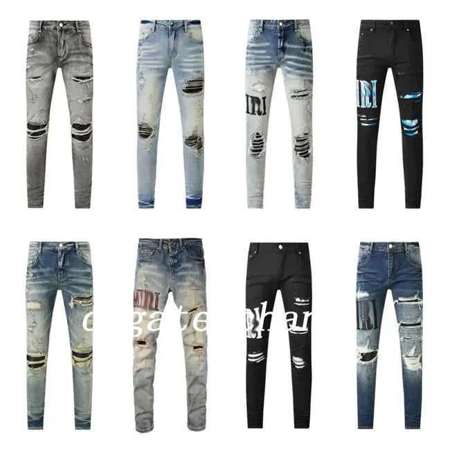 Designer-Jeans von PURPLE BRAND für Männer und Frauen, Hosen, lila Jeans, Sommerloch, hohe Qualität, Stickerei, lila Jeans, Denim-Hose, violette Herren-Jeans, 28–40