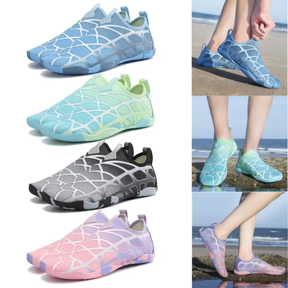 Skor vattenskor simning dykning strumpor sommar aqua skor strand sandal platt sko kust nonslip sneaker strumpor toffel för kvinnor män