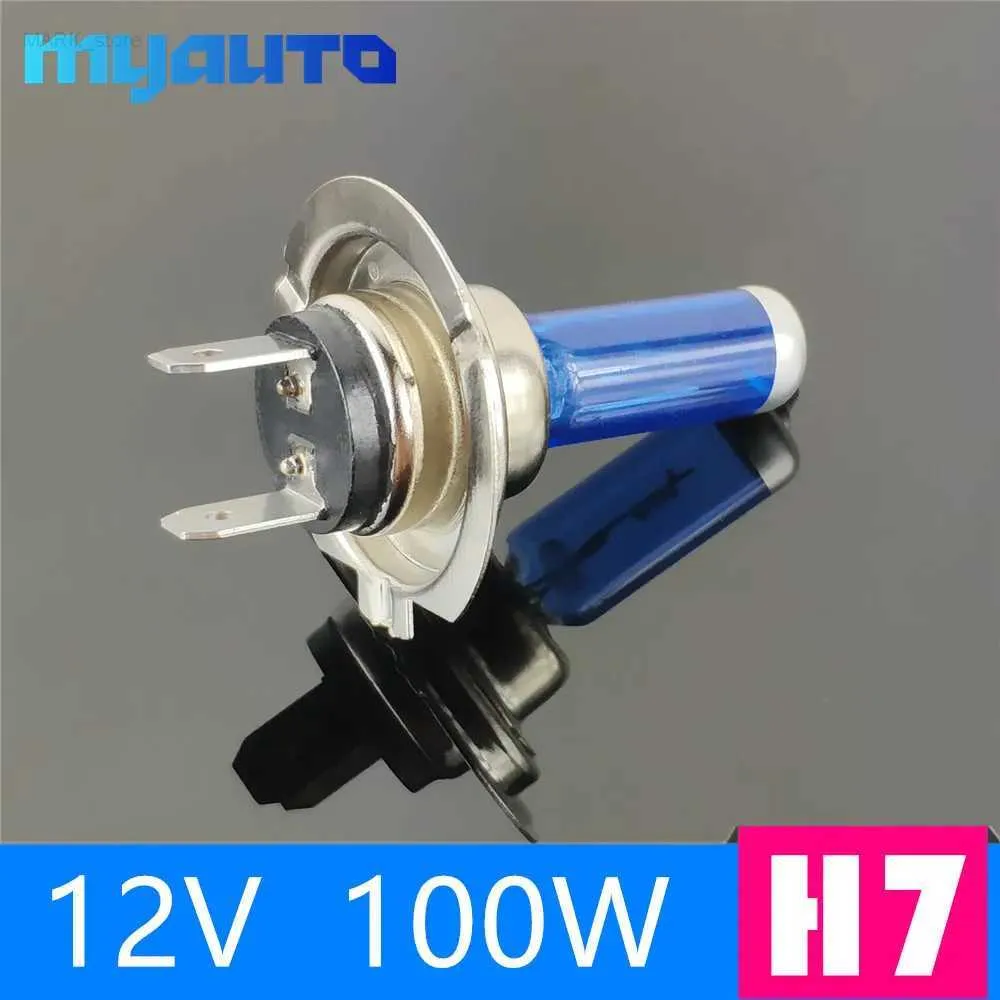 Other Car Lights H7 55W 100W 12V Super Bright White Fog Lamp Halogen Bulb High Power Car Headlight Parking Lot LightL204