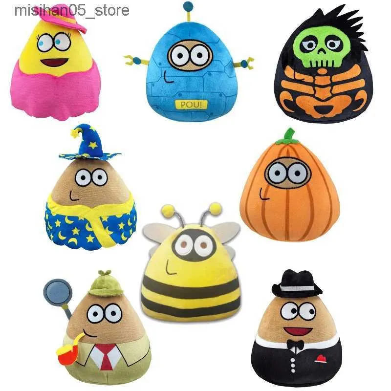 Poupées en peluche Pou peluche peluche mon animal de compagnie Alien Pou fourrure Burb émotionnel Alien peluche oreiller remplissage Animal Pou poupée jouet cadeau d'anniversaire pour enfants Q240322