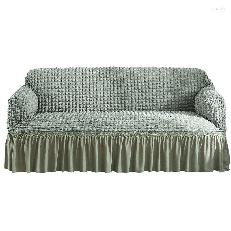 Housses de chaise Style européen quatre saisons dentelle couleur unie haute élastique respirant meubles housse de canapé housses de coussin décor à la maison