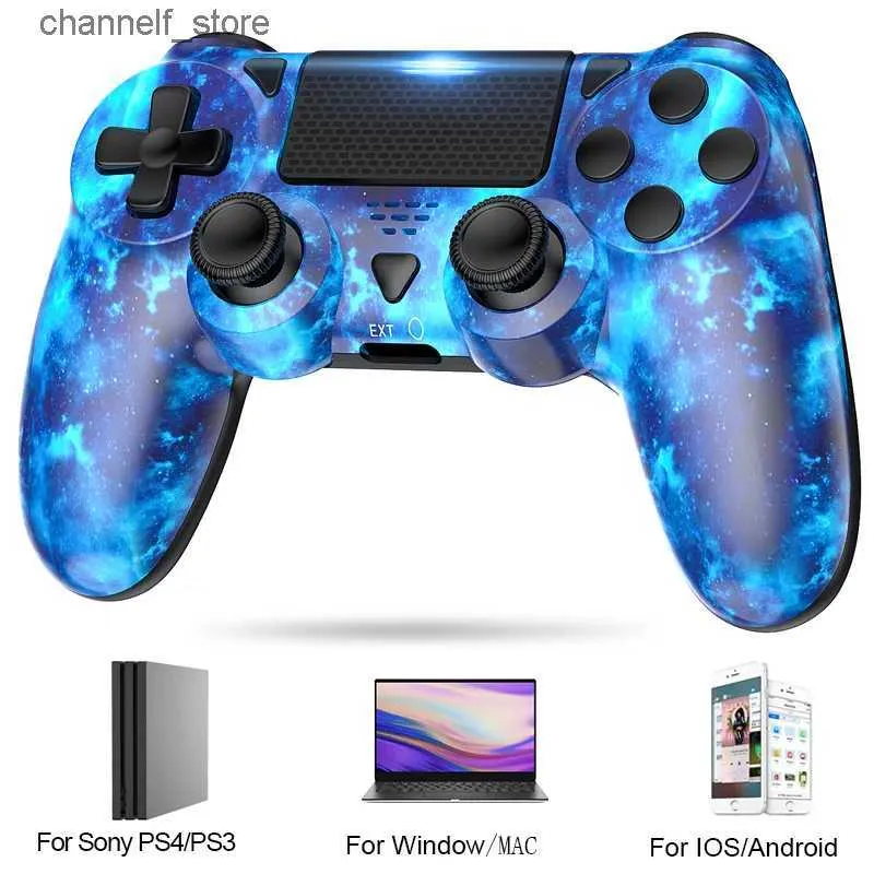 Contrôleurs de jeu Joysticks Blue Universe pour manette Bluetooth pour console IOS/Android/Windows/MAC Contrôleur PC Contrôle de jeu à distance JoystickY240322