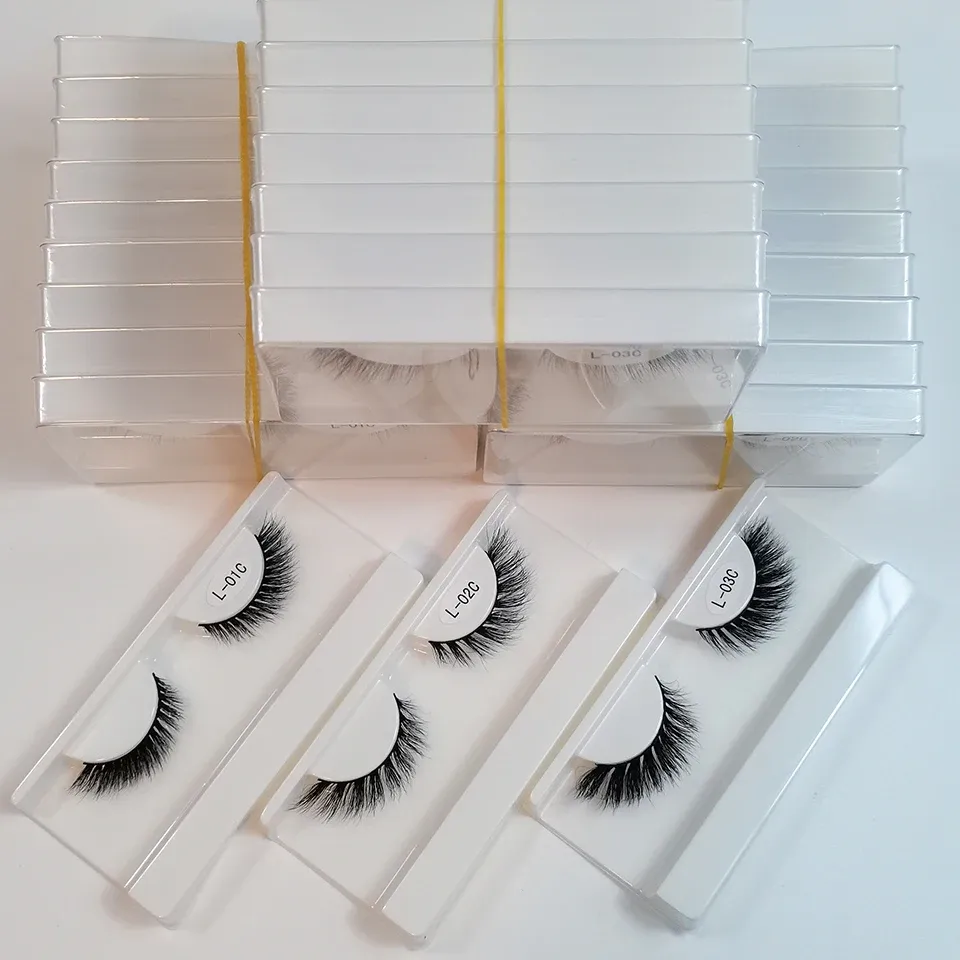 Eyelashes Cat Eye Lashes Faux Cils Cute Makeup 5/10/30/50 Pairs Lash Pack Natural Winged Short Mink Eyelashes Bundle