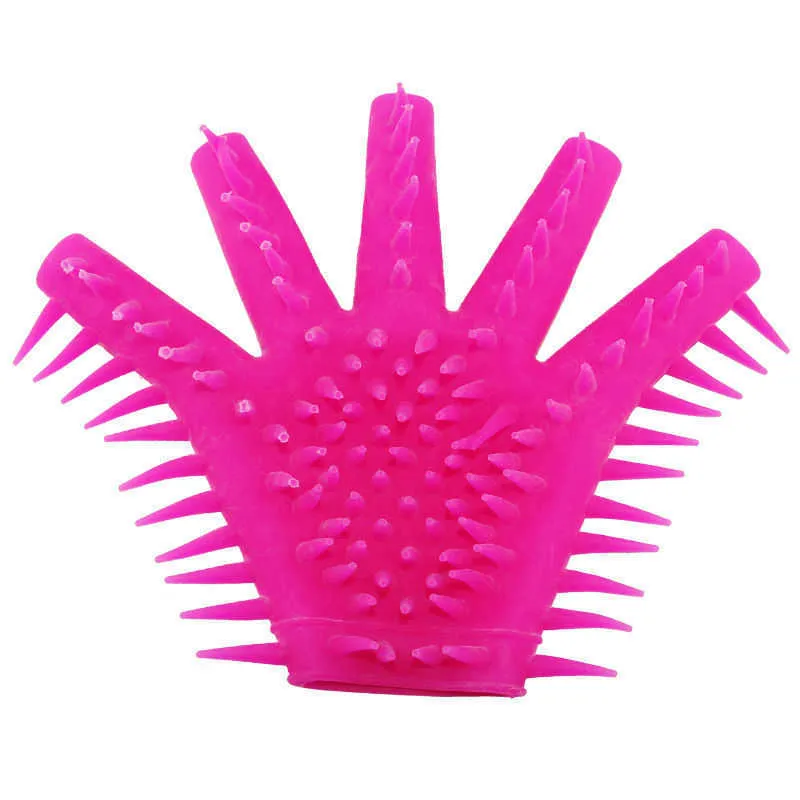 Designer Sex Massage Gloves Fun Gloves Foreplay Massage Teasing Wolf Teeth Set Masturbation Flirtation Adult Sex Toys Alternative Props Love Tools 4e41