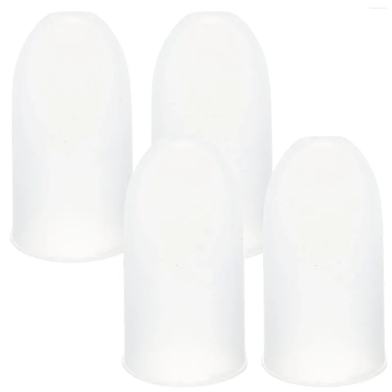 Ensembles de vaisselle 4 pièces couvercle anti-poussière de bec de théière manches en silicone protecteur de bouilloire décor couvertures de protection maison pour fournitures