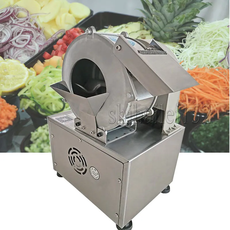 Affettatrice automatica per ravanello di patate 220V/180W Affettatrice elettrica multifunzione e ad alta efficienza per verdure