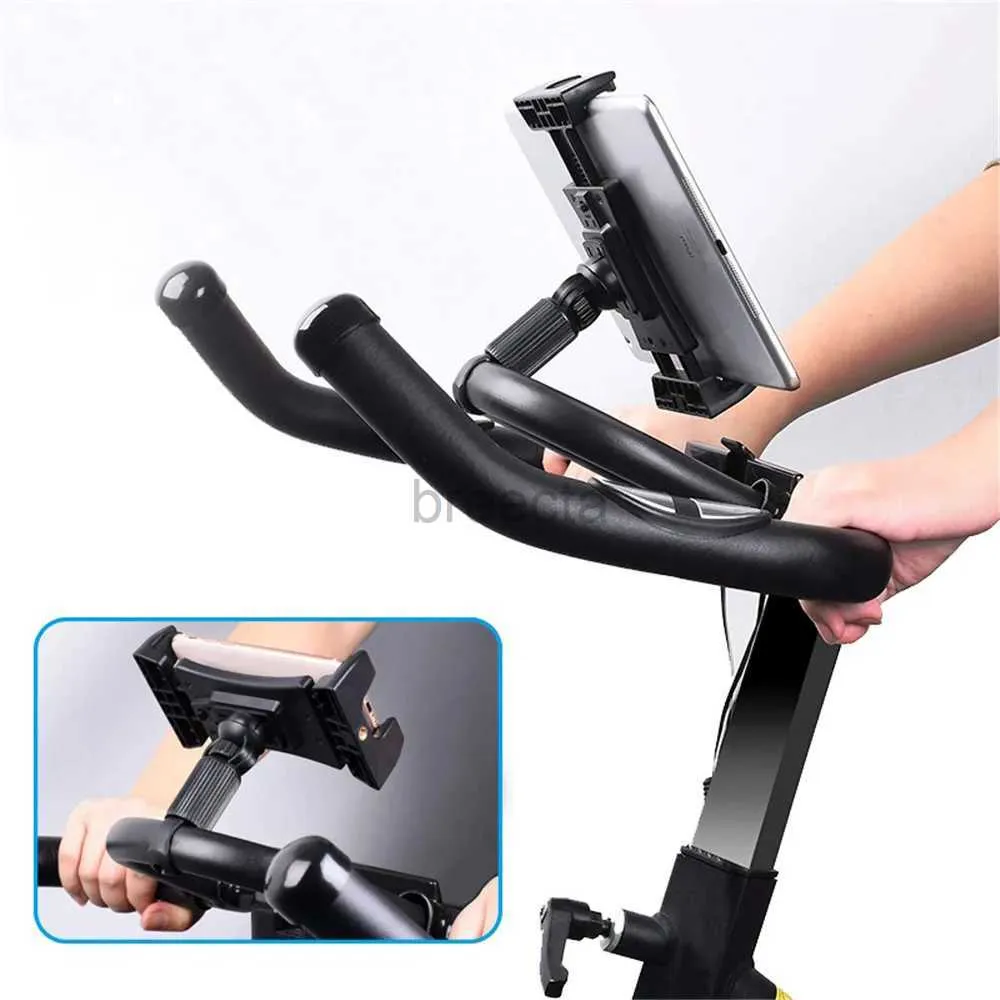 Supports de téléphone portable Supports de tablette de vélo Support de tablette de téléphone de voiture de vélo pour l'exercice de salle de sport en salle pour iPad Air Pro Mini Huawei 4.5 à 13 onglets 240322