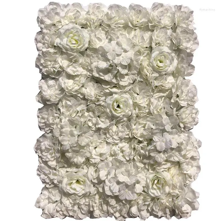 Decorative Flowers Artificial Flower Plant Fake Rose Silk Board Home Decor Wall Wedding Mariage Party Graden Office El