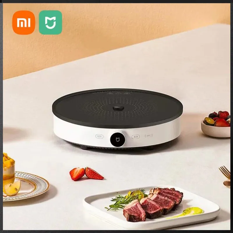 XIAOMI MIJIA Induktionsherd 2 für Zuhause, 2100 W, 99 Gänge, leistungsverstellbar, geringer Stromverbrauch, kontinuierliche Heizung, OLED-Bildschirm, Küchenherd