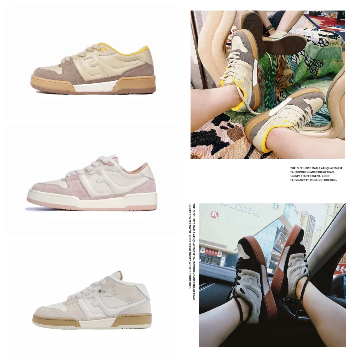 НОВЫЙ стиль GAI Dopamine Colored Женская обувь Instagram Весна и осень Корейская универсальная женская обувь StarWind Little White на толстой подошве Модная осень 2024 г.