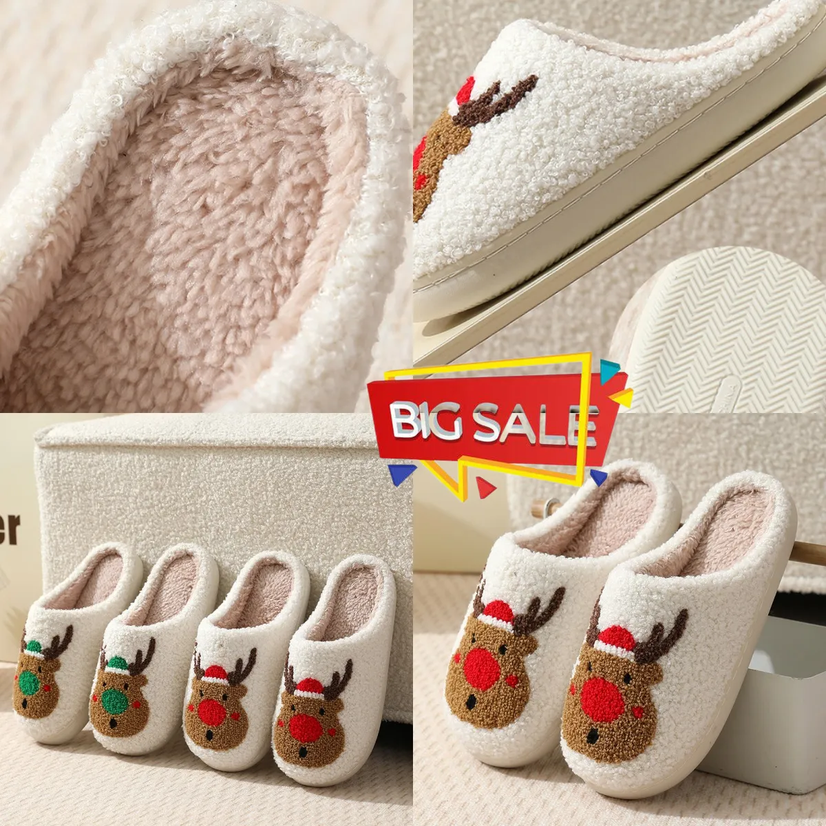 Klassische Slide Fell Hausschuhe Sandalen Home Furry Flache Sandale Weibliche Flauschige Flip-Flops für Damen Shearling Slipper GAI