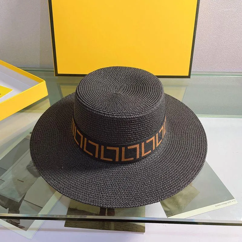 Szerokie brzegowe czapki gorra trawiaste projektanci bajdu kubełko mody słomy mężczyzn lady sunhat designer czapki rybaków