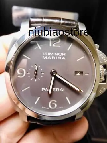 남성 시계 Pam Mens 럭셔리 시계 Paneraiis Wristwatches 디자이너 Luminor 1950 Titanium 2 Straps