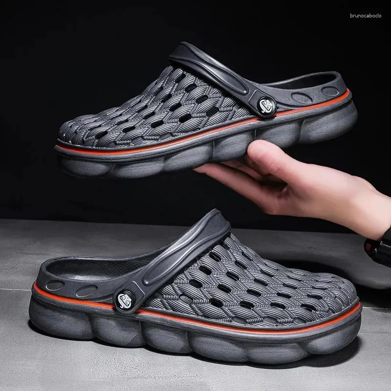 Chaussures décontractées pour hommes et femmes, pantoufles d'extérieur, sandales confortables unisexes à la mode, sabots de plage, eau Zapatos Hombre, 2024