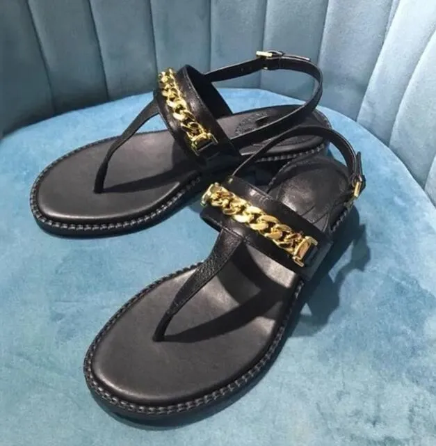 Summer Name Brand Designer Cubongo Flat Slippers Women's Summer Sandals Alligator-Embossed Calfskin Leather Ladies Gladiator Sandale