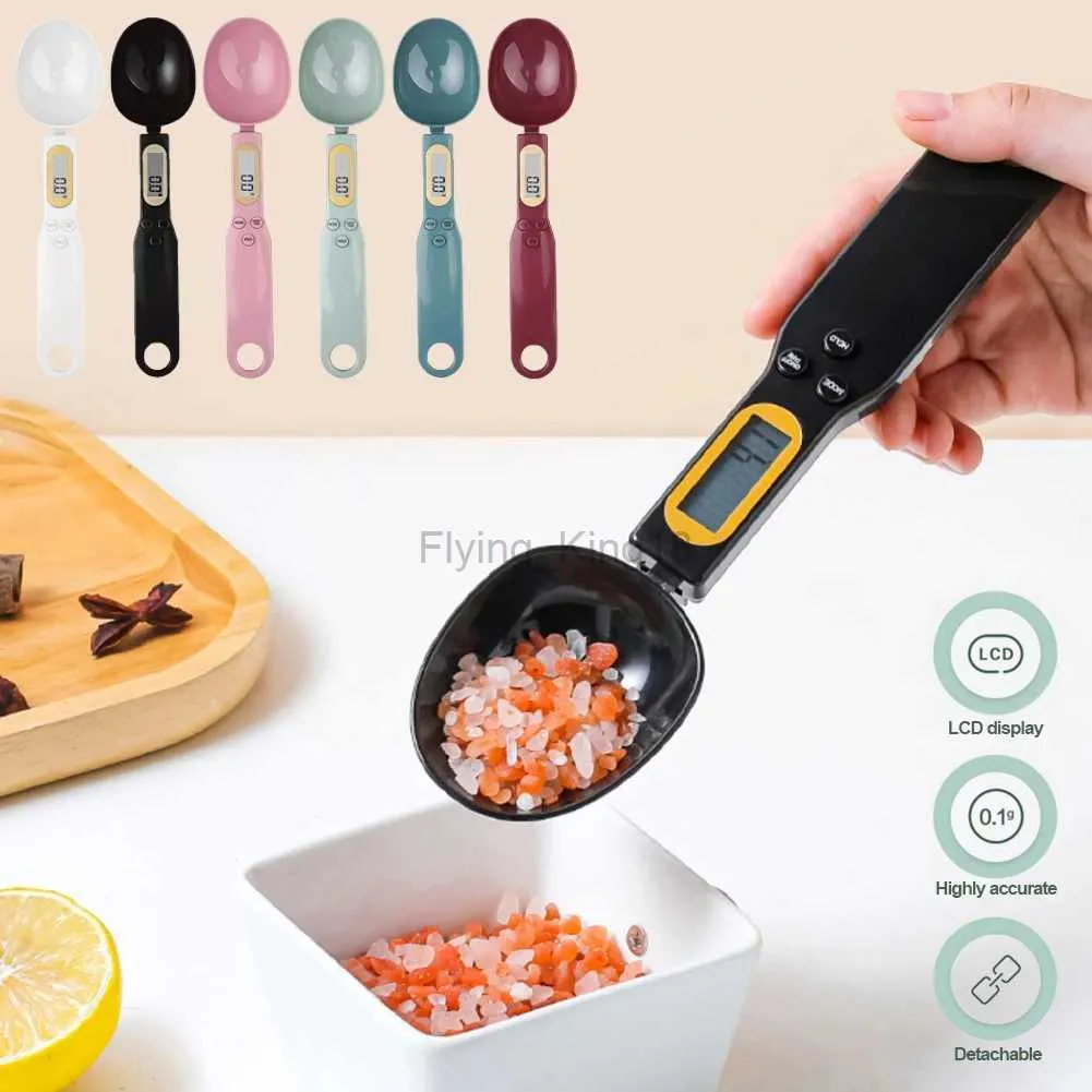 Household Scales Large Spoon Electronic Kitchen Scale 500g 0.1g LCD Digital Measuring Spoon Scale Food Flour Baking Kitchen Tool For Milk Coffee 240322