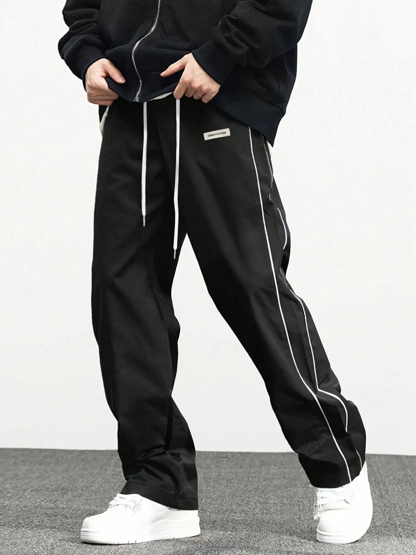 Pantalon Jogging Homme Cargo Chino - Taille élastique, Coton Doux, Coupe Décontractée Avec Poches Pratiques