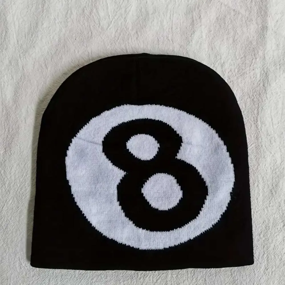 Gorro de malha hip hop para homem, chapéu de caveira de cor doce y2k elástico dobrável feminino tendência chapéu de malha, gorros quentes